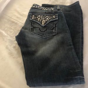 Miss me unique design  boot cut. P504